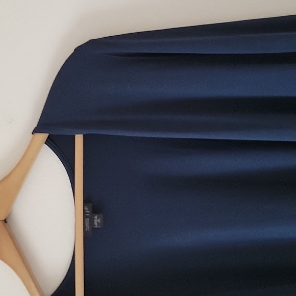 J. Jill Navy Blue Wearever Collection Open Front Cardigan Size Medium TALL - Picture 5 of 8